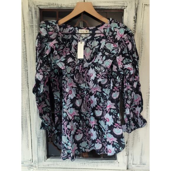 Anthropologie Mille May Floral Blouse - New Small - Picture 7 of 8